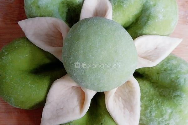 花朵豆沙包的做法图解12
