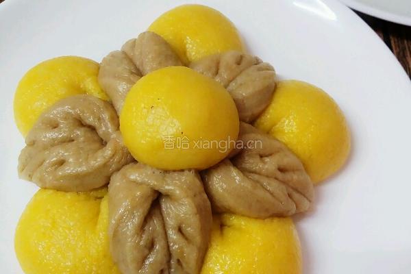 花朵豆沙包的做法图解14