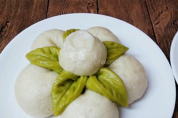 花朵豆沙包的做法图解15
