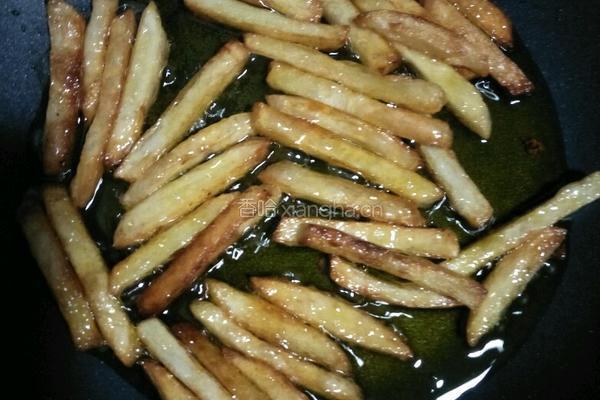 少油版煎薯条的做法图解5