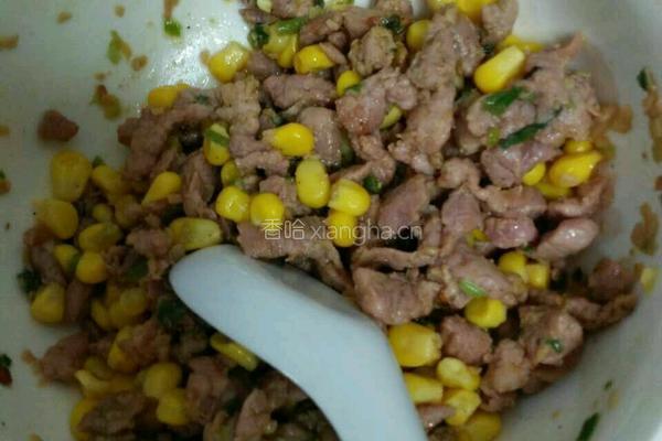 肉馅煎饼的做法图解3