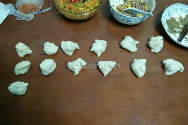 肉馅煎饼的做法图解5
