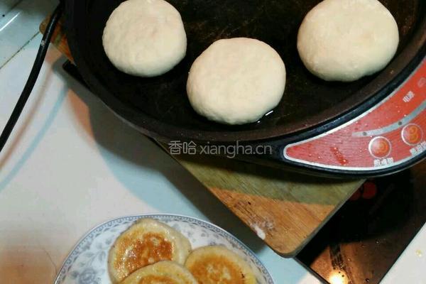 肉馅煎饼的做法图解8