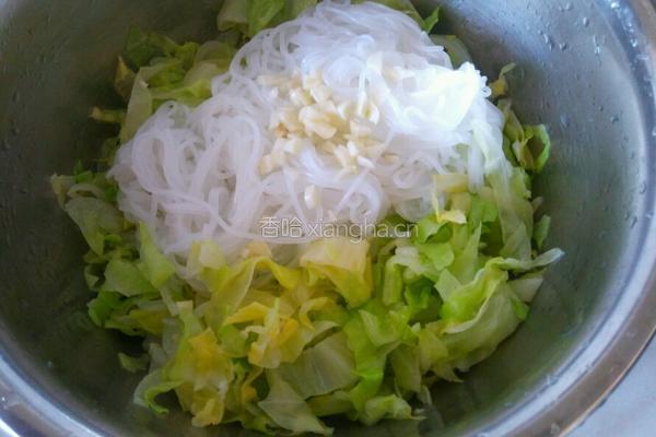 卷心菜拌粉丝的做法图解10
