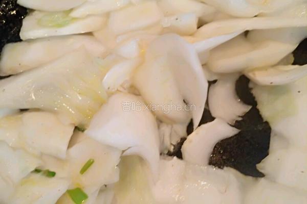 平菇白菜片的做法图解4