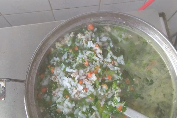 蔬菜瘦肉粥的做法图解7