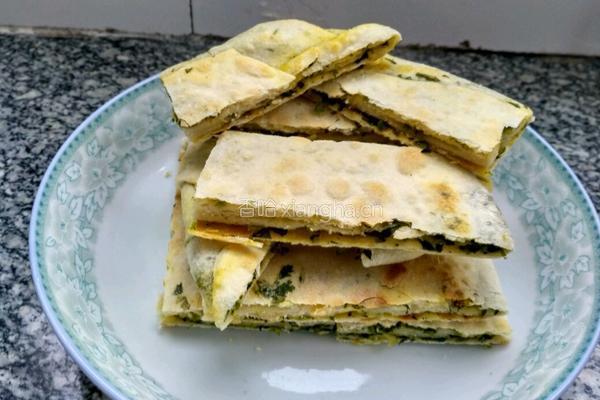 香菜饼的做法图解10