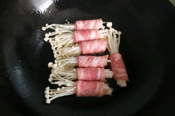 金针菇培根卷的做法图解9