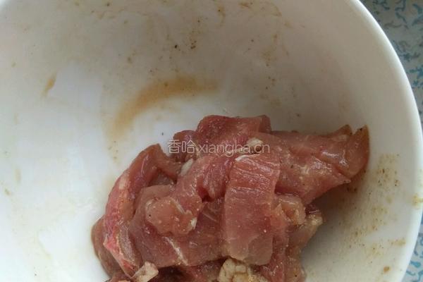 苦瓜炒肉的做法图解5