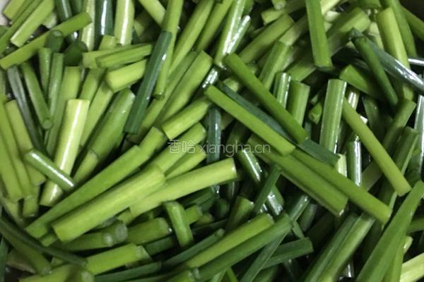 豬心韭菜花的做法图解2