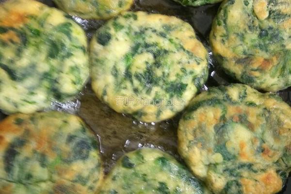 苜蓿鸡蛋饼的做法图解6