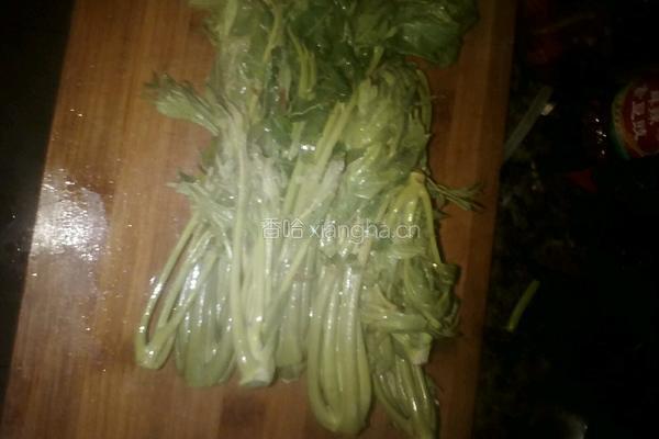 凉拌酸辣香椿的做法图解3