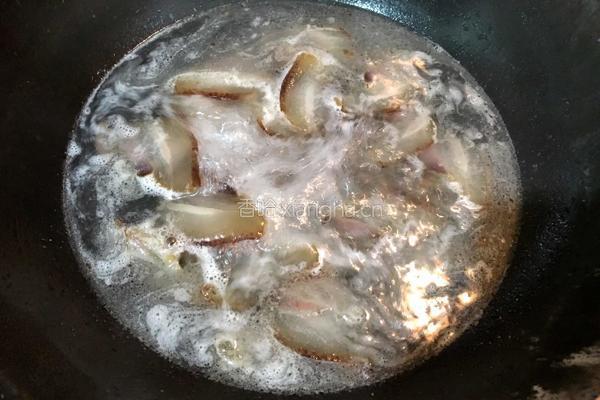 腊肉炒香干的做法图解3