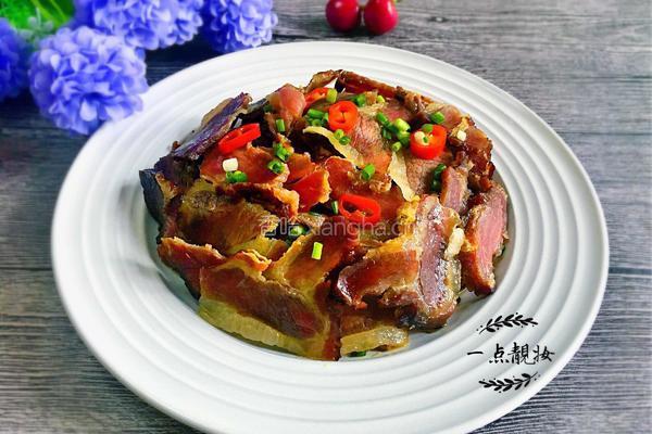 干豆角蒸腊肉的做法图解7