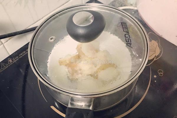 山药红蜜豆糕的做法图解3