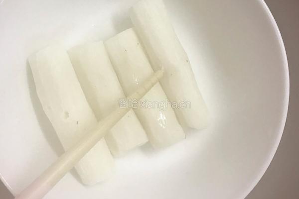 山药红蜜豆糕的做法图解4