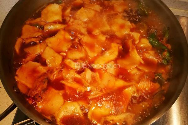 红烧面片黄辣丁的做法图解8