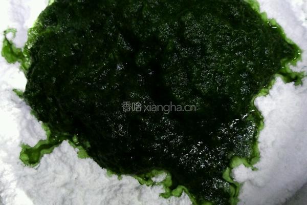 鼠曲草青团的做法图解4