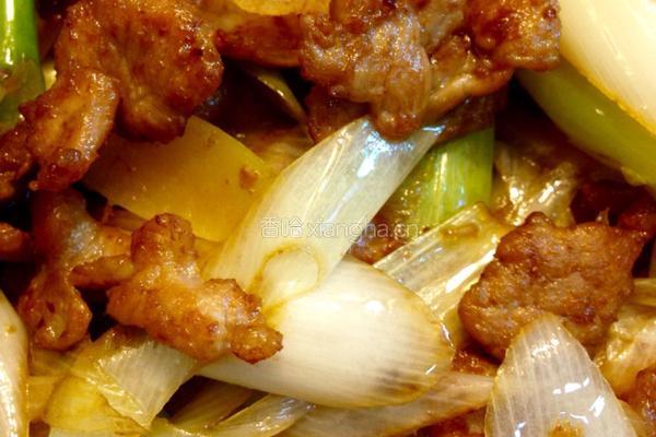 酱爆肉的做法图解1