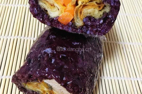 紫米粢饭团的做法图解8