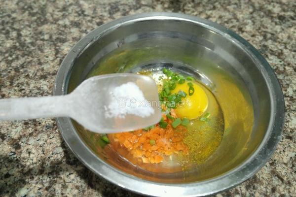 米饭鸡蛋饼的做法图解5