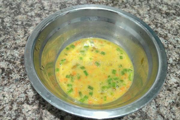 米饭鸡蛋饼的做法图解6