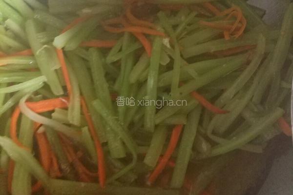 肉小炒芹菜的做法图解6