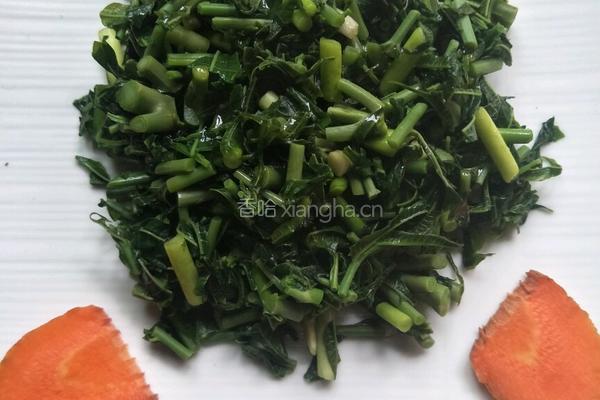 香椿拌蒜苔的做法图解7