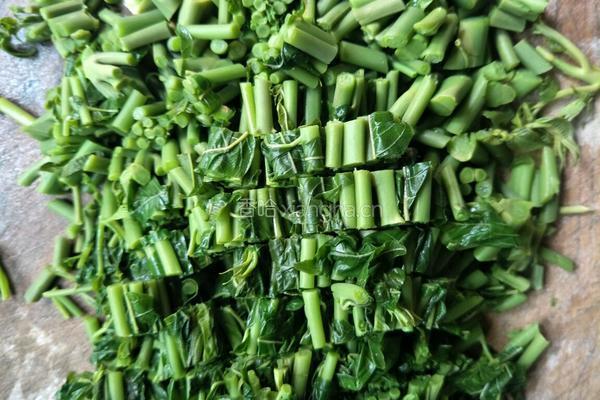 香椿拌蒜苔的做法图解5