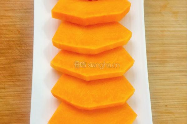 蓝莓蒸南瓜的做法图解4