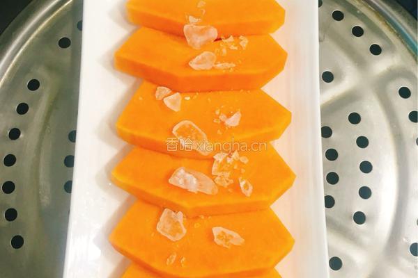 蓝莓蒸南瓜的做法图解6