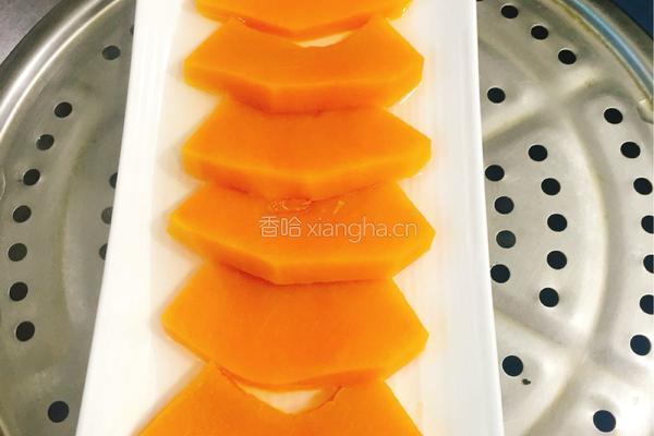 蓝莓蒸南瓜的做法图解7