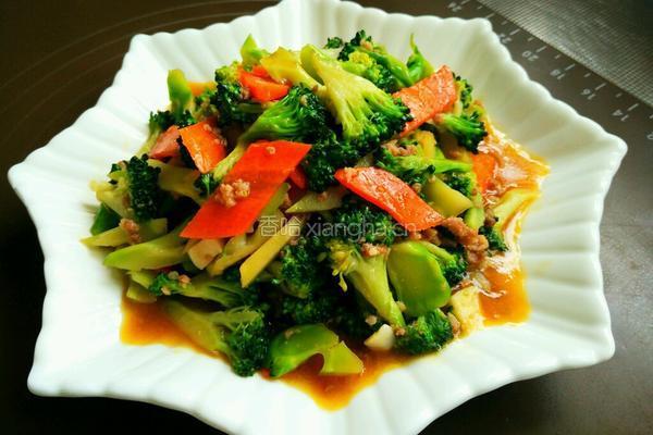 肉末西兰花的做法图解10
