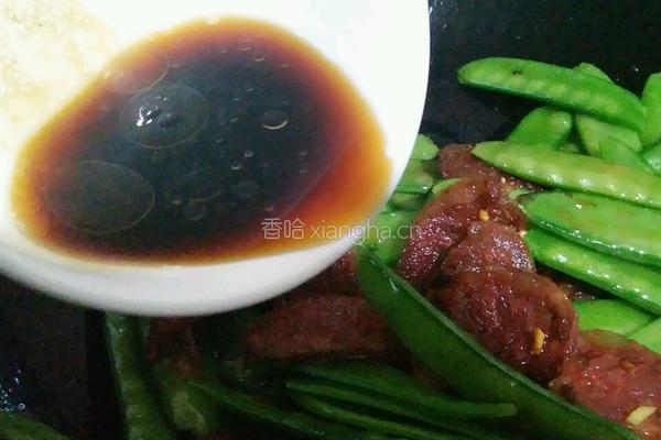 川肠烩荷兰豆的做法图解12