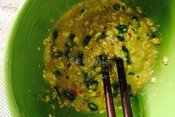 葱香燕麦鸡蛋饼的做法图解6