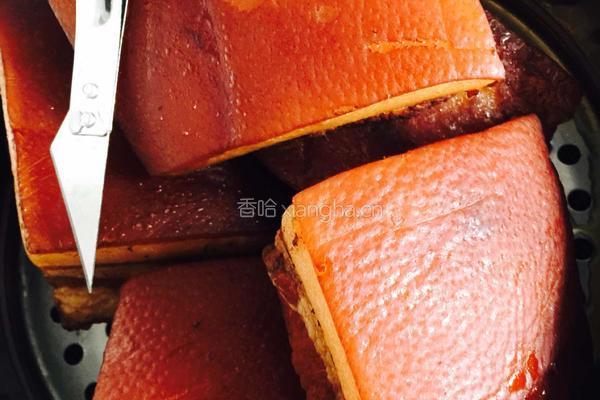 满族二八席之~(碗肉)~扣肉的做法图解3