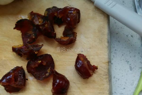 煎馒头二米粥果酱的做法图解2