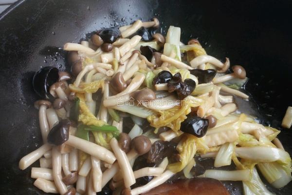 蟹味菇娃娃菜的做法图解7