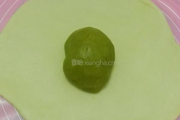 抹茶肉松酥的做法图解2