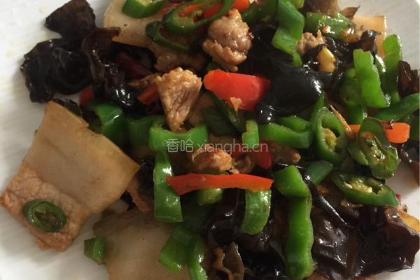 木耳小炒肉的做法图解6