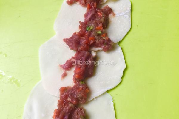 玫瑰花煎饺的做法图解4