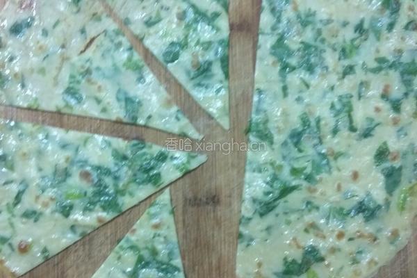 芹菜叶煎饼的做法图解7