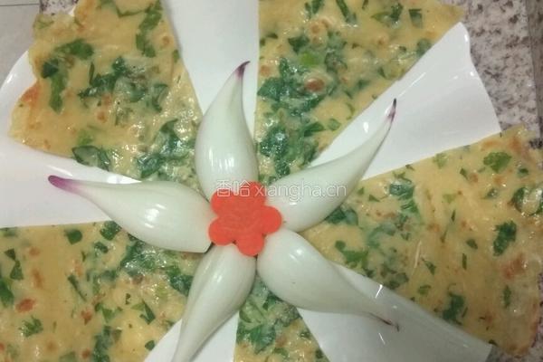 芹菜叶煎饼的做法图解9