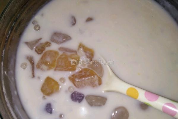 椰汁菱薯丸的做法图解5