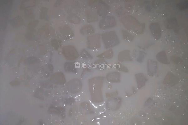 椰汁菱薯丸的做法图解4