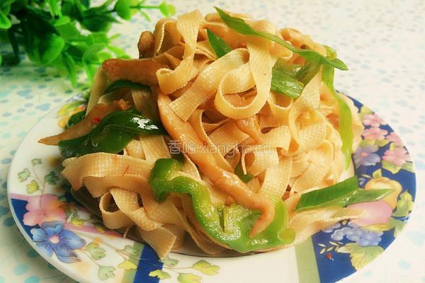 青椒豆皮的做法图解10