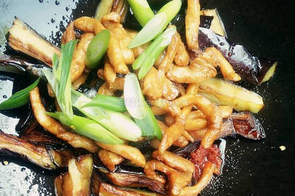 肉丝烧茄子的做法图解8