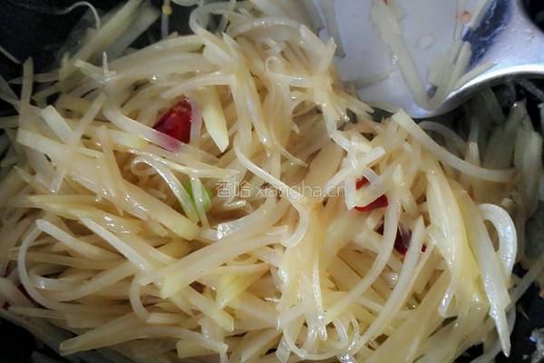 酸辣土豆丝的做法图解6