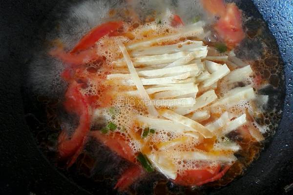 西红柿鸡蛋烩饼的做法图解6
