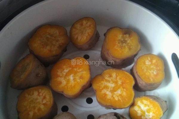 炸红薯丸子的做法图解1